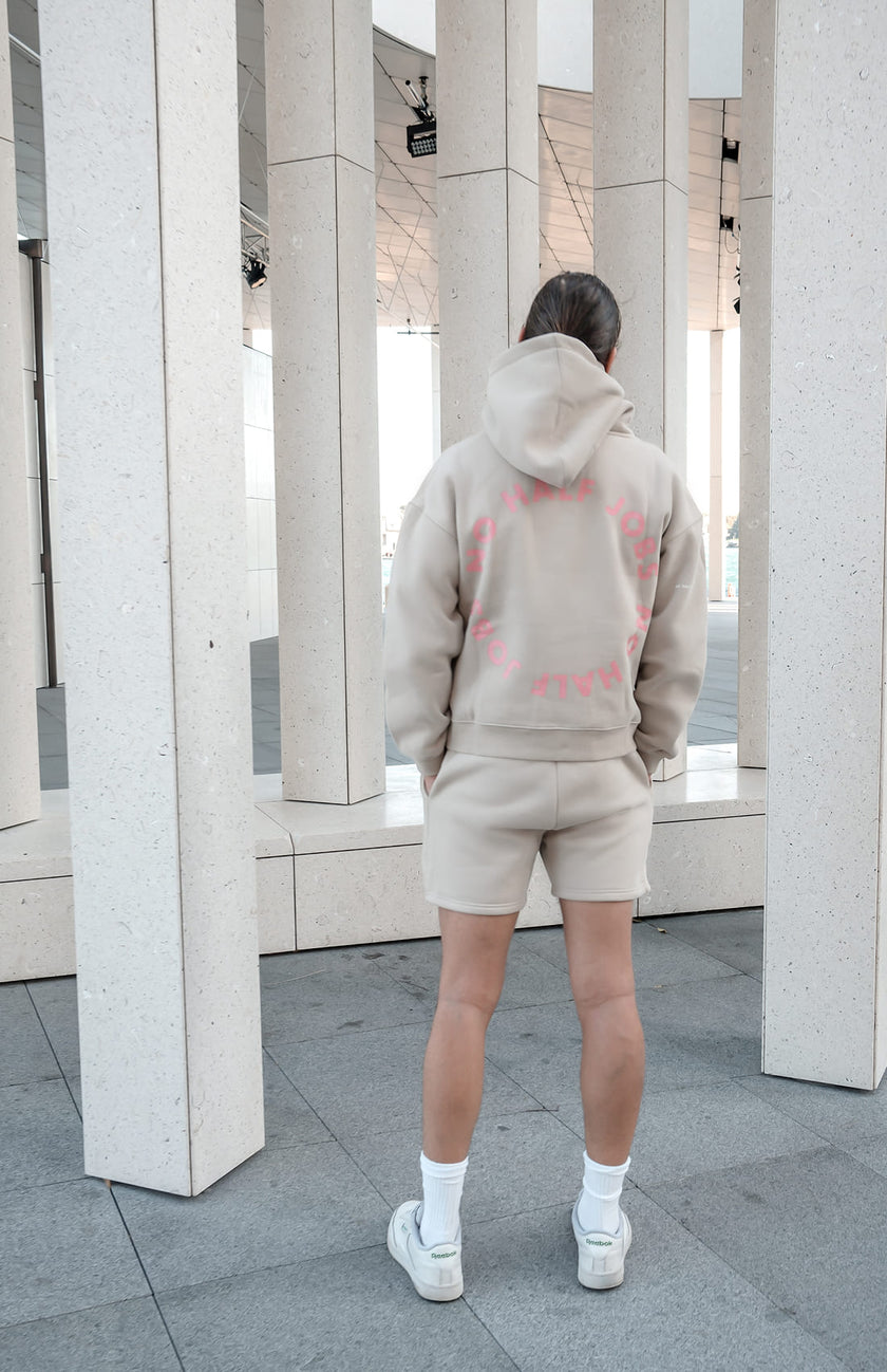 FLEECE DROP SHOULDER HOODIE