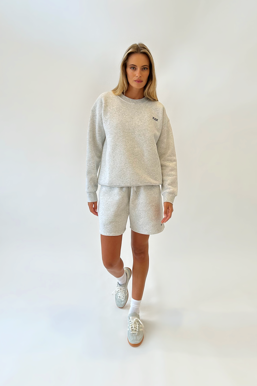 FLEECE DROP SHOULDER CREWNECK