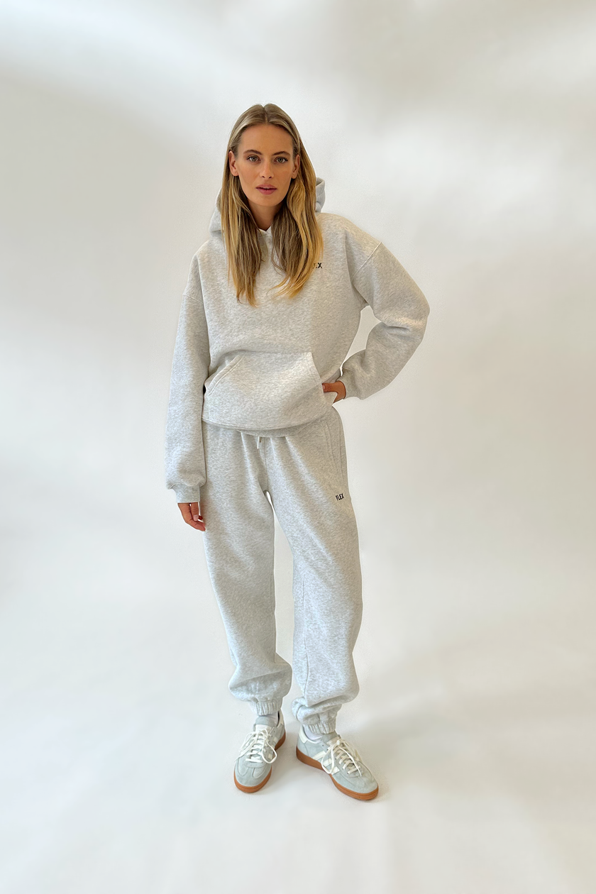 FLEECE DROP SHOULDER HOODIE