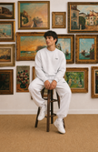 FLEECE DROP SHOULDER CREWNECK