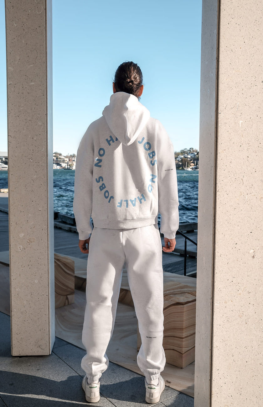 FLEECE DROP SHOULDER HOODIE